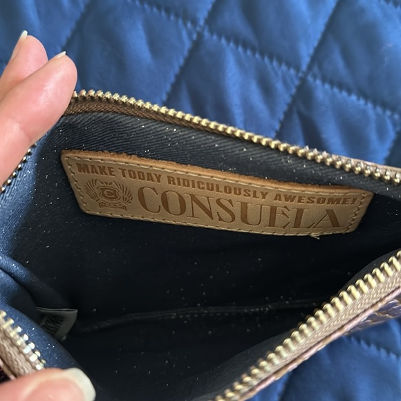 NWOT- Consuela Genuine Leather Wristlet with Tassel Keychain - Picture 6 of 9